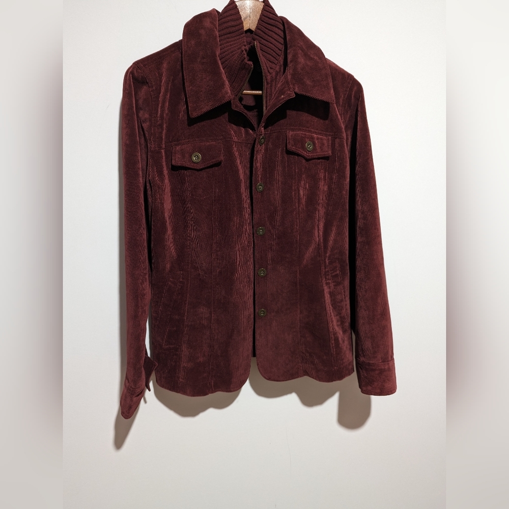 Le Grenier Dark Red 2 in 1 Sweater/Button *Size 11*